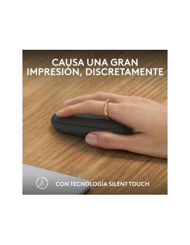 Logitech 910-007015 ratón Viajes Ambidextro RF Wireless + Bluetooth Óptico 4000 DPI