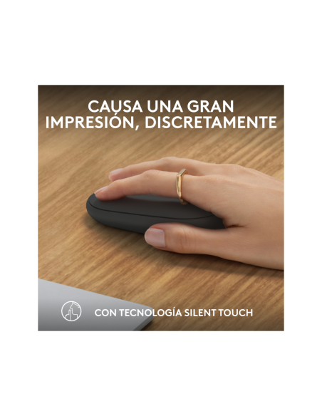 Logitech 910-007015 ratón Viajes Ambidextro RF Wireless + Bluetooth Óptico 4000 DPI