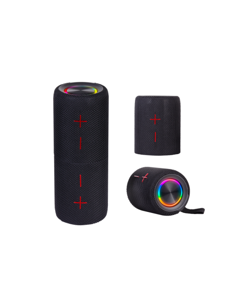 Trevi XR 8A44 DOUBLE Altavoz portátil estéreo Negro 20 W