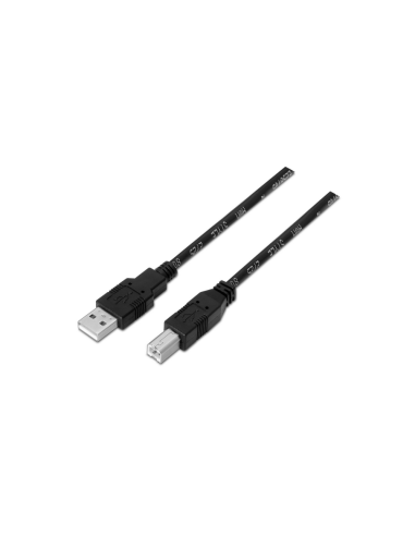 AISENS A101-0005 cable USB USB 2.0 1 m USB A USB B Negro