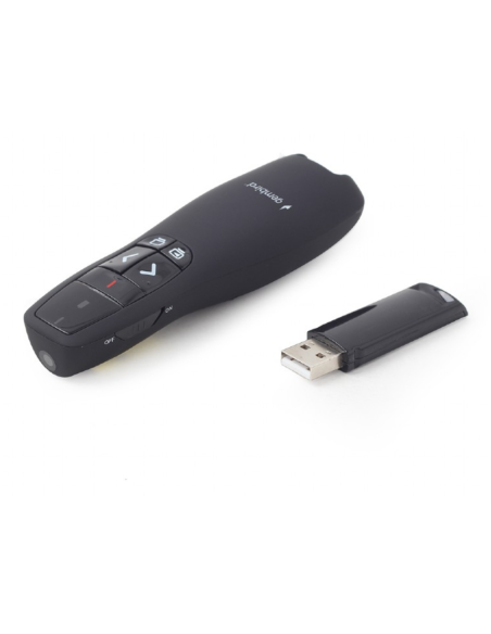 Gembird WP-L-12 apuntador inalámbricos RF Negro