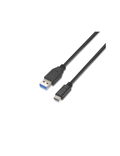 AISENS A107-0060 cable USB USB 3.2 Gen 2 (3.1 Gen 2) 1 m USB A USB C Negro