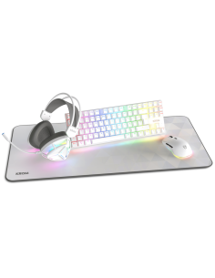 Krom Kadoer Negro Bluetooth/USB Palanca de mando Digital Android, Nintendo Switch, Nintendo Switch 2, PC, iOS