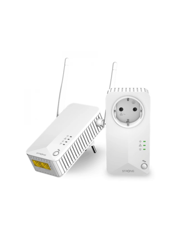 Strong Powerline 600 Duo Wi-Fi EU 600 Mbit/s Ethernet Wifi Blanco 1 pieza(s)