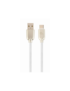 Cablexpert CC-USB2R-AMCM-2M-W cable USB USB 2.0 USB A USB C Blanco
