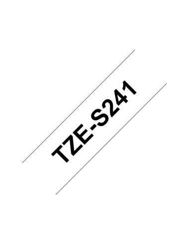 Brother TZE-S241 cinta para impresora de etiquetas Negro sobre blanco TZ
