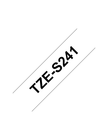 Brother TZE-S241 cinta para impresora de etiquetas Negro sobre blanco TZ