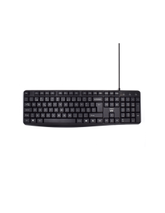 Ewent EW3002 teclado Oficina USB QWERTY Portugués Negro