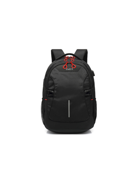 Ewent EW2526 maletines para portátil 39,6 cm (15.6") Mochila Negro