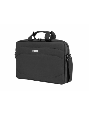 NATEC Nanger 39,6 cm (15.6") Maletín Negro