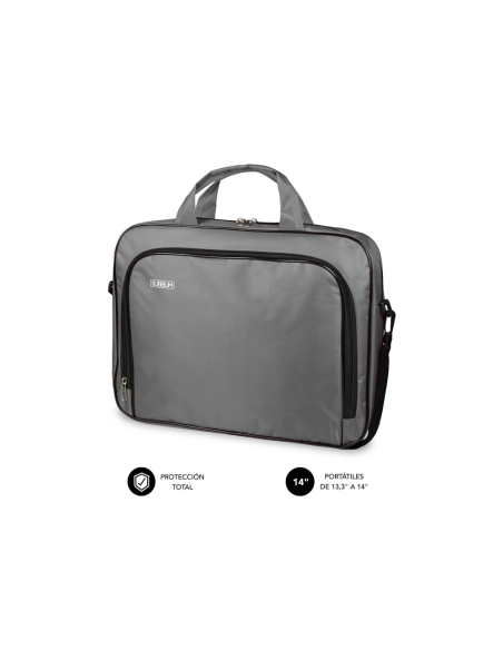 SUBBLIM Maletín Ordenador Oxford Laptop Bag 13,3"-14" Grey