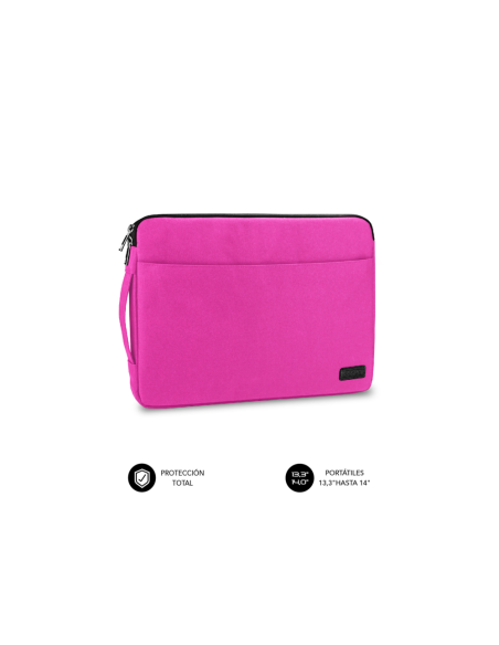 SUBBLIM Funda Ordenador Urban Laptop Sleeve 13,3-14" Pink
