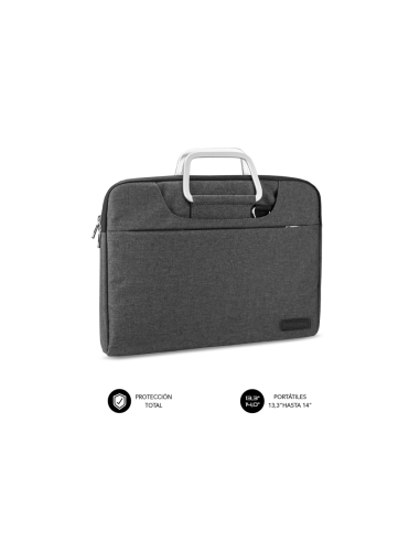SUBBLIM Funda Ordenador Business Laptop Sleeve 13,3-14" Grey
