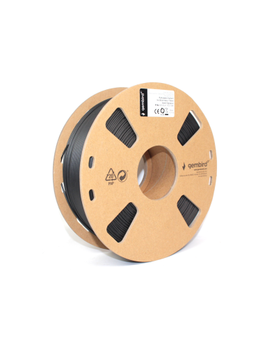 Gembird 3DP-PLA1.75-01-BK material de impresión 3d Ácido poliláctico (PLA) Negro 1,4 kg