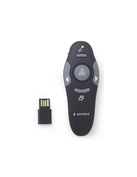 Gembird WP-L-11 apuntador inalámbricos RF Negro