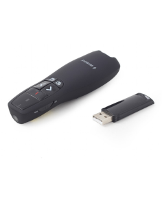 Gembird WP-L-12 apuntador inalámbricos RF Negro