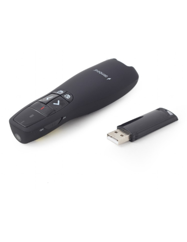 Gembird WP-L-12 apuntador inalámbricos RF Negro