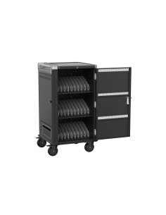 Ewent EW1700 carrito y armario de dispositivo portátil Carro de gestión y carga para dispositivos portátiles Negro, Gris