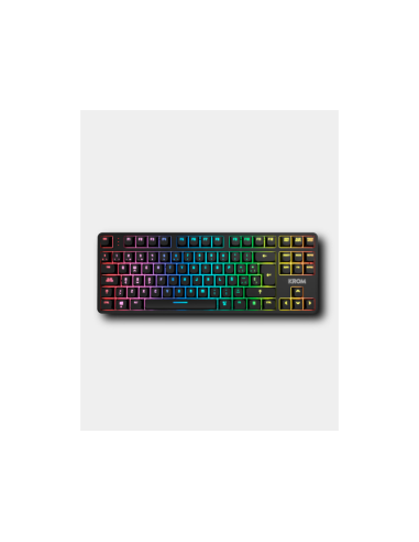 Krom NXKROMKERNELPROSP teclado Juego USB + RF Wireless + Bluetooth QWERTY Español Negro, Blanco