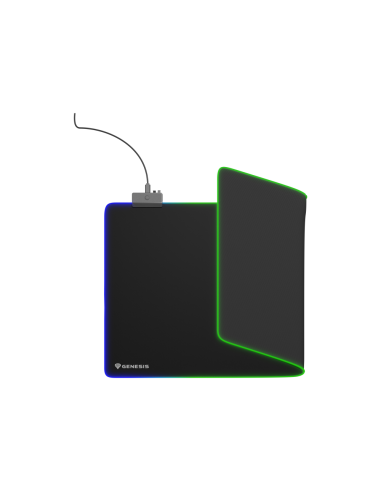 GENESIS Boron 500 XXL RGB Alfombrilla de ratón para juegos Negro