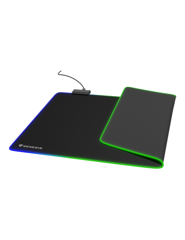 GENESIS Boron 500 XXL RGB Alfombrilla de ratón para juegos Negro