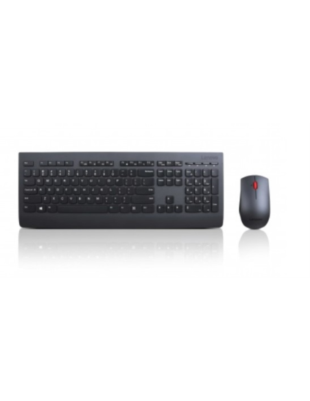 Lenovo 4X30H56823 teclado Ratón incluido Oficina RF inalámbrico Español Negro