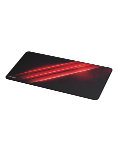 GENESIS Carbon 500 Maxi Flash G2 Alfombrilla de ratón para juegos Negro, Rojo