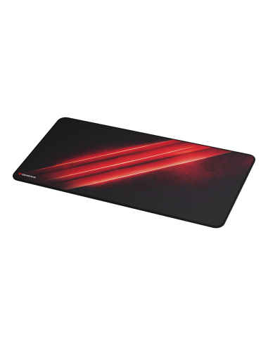 GENESIS Carbon 500 Maxi Flash G2 Alfombrilla de ratón para juegos Negro, Rojo