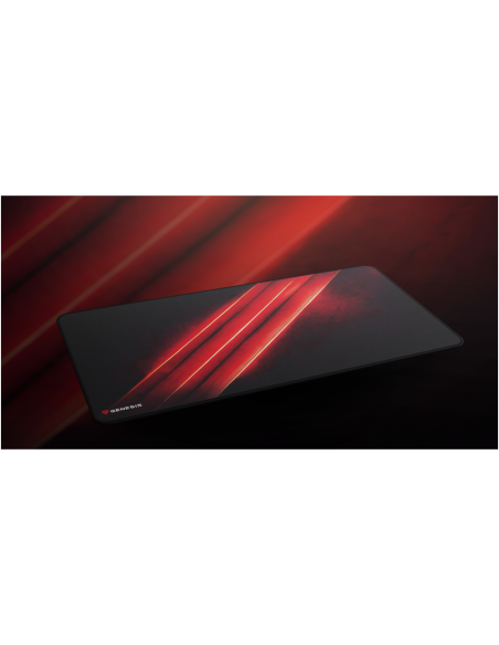 GENESIS Carbon 500 Maxi Flash G2 Alfombrilla de ratón para juegos Negro, Rojo