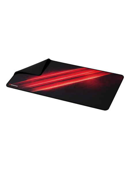 GENESIS Carbon 500 Maxi Flash G2 Alfombrilla de ratón para juegos Negro, Rojo