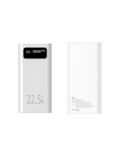 Leotec LEPOW30W22W batería externa Polímero de litio 30000 mAh Blanco