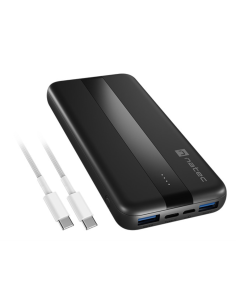 NATEC TREVI SLIM Q V2 Polímero de litio 10000 mAh Negro