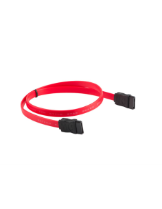 Lanberg CA-SASA-10CU-0050-R cable de SATA 0,5 m SATA 7-pin Rojo