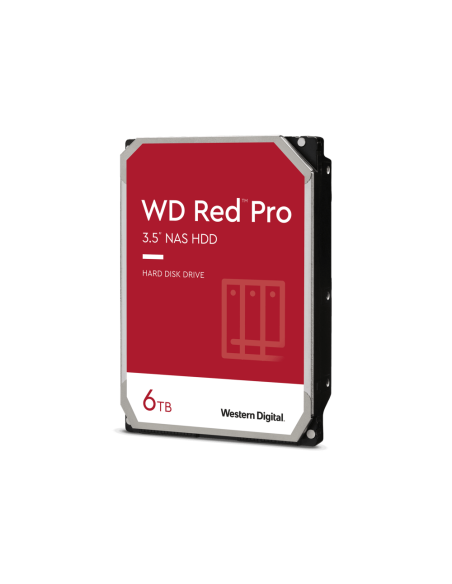Western Digital RED PRO 6 TB disco duro interno 7200 RPM 256 MB 3.5" Serial ATA III