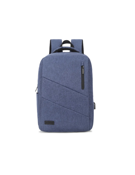 SUBBLIM City Backpack Mochila para portátil 15.6", Poliéster Oxford, Azul