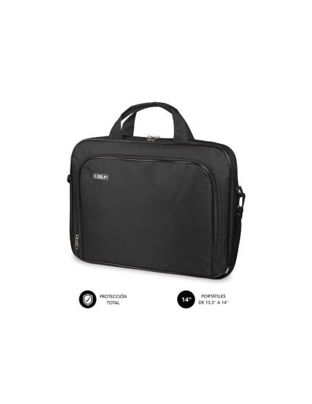 SUBBLIM Maletín Ordenador Oxford Laptop Bag 13,3"-14" Black
