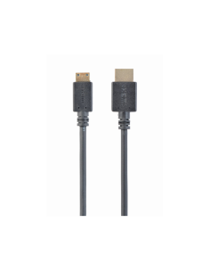 Gembird HDMI - mini HDMI, 3m cable HDMI HDMI tipo A (Estándar) HDMI Type C (Mini) Negro