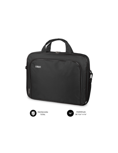 SUBBLIM Maletín Ordenador Oxford Laptop Bag 15,4-16" Black