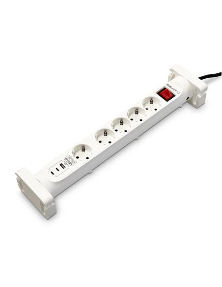 Salicru SPS SAFE 5S+ Blanco 5 salidas AC 230 V 1,4 m