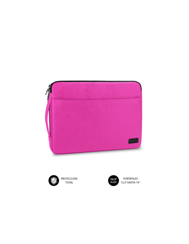 SUBBLIM Funda Ordenador Urban Laptop Sleeve 13,3-14" Pink