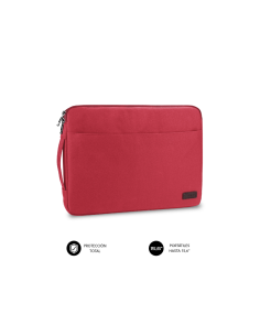 SUBBLIM Funda Ordenador Urban Laptop Sleeve 15,6" Red