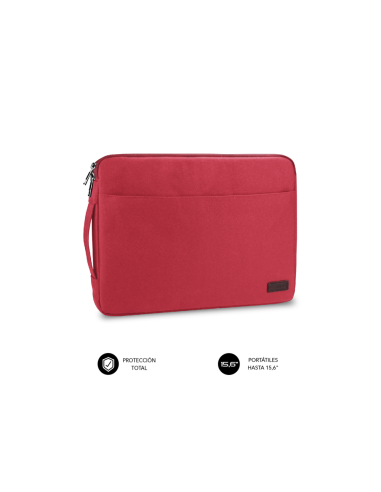 SUBBLIM Funda Ordenador Urban Laptop Sleeve 15,6" Red