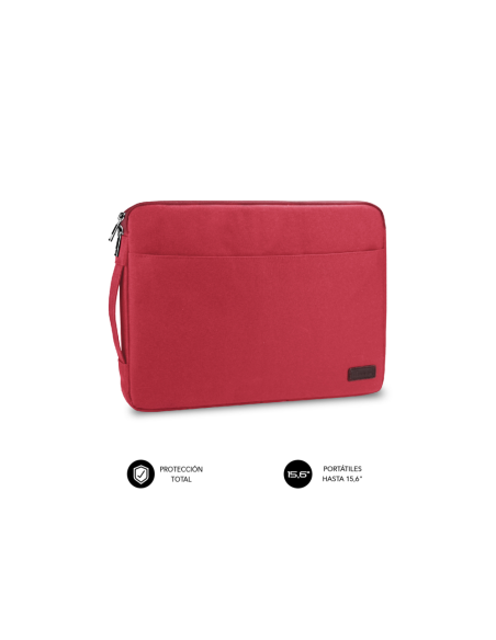 SUBBLIM Funda Ordenador Urban Laptop Sleeve 15,6" Red