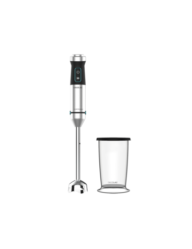 Cecotec Power TitanBlack 1500 XL 0,8 L Batidora de inmersión 1500 W Negro, Plata