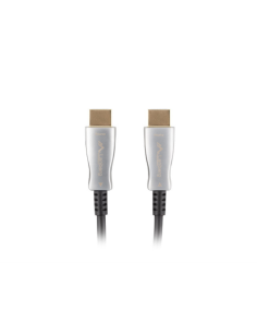 Lanberg CA-HDMI-20FB-0800-BK cable HDMI 80 m HDMI tipo A (Estándar) Negro, Plata