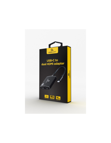 Gembird A-CM-HDMIF2-01 cable HDMI 0,15 m HDMI Type C (Mini) Negro