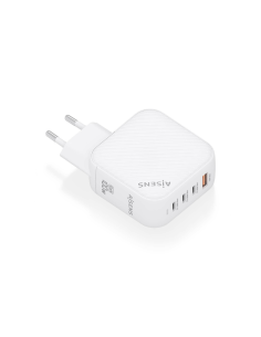 AISENS ASCH-100W4P028-W cargador de dispositivo móvil Universal Corriente alterna Carga rápida Interior