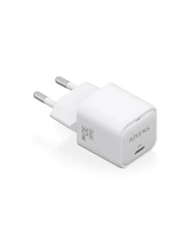 AISENS ASCH-30W1P018-W cargador de dispositivo móvil Universal Corriente alterna Carga rápida Interior