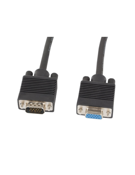 Lanberg CA-VGAC-10CC-0050-B+ cable VGA 5 m VGA (D-Sub) Negro