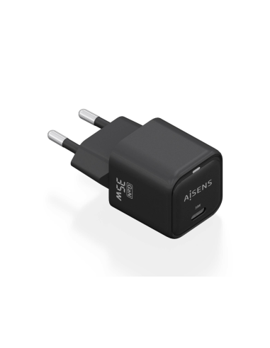 AISENS ASCH-35W1P023-BK cargador de dispositivo móvil Universal Corriente alterna Carga rápida Interior